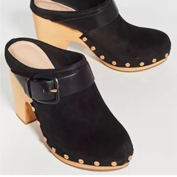 NWOB Veronica Beard Dacey Womens Suede Slip On Clogs. MSRP $400. Size 10M - Picture 3 of 17